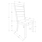 Monarch Specialties Dining Chair, Set Of 2, Side, Upholstered, Kitchen, Dining Room, Brown Fabric, Walnut Wood Legs I 1313 - alternate 8